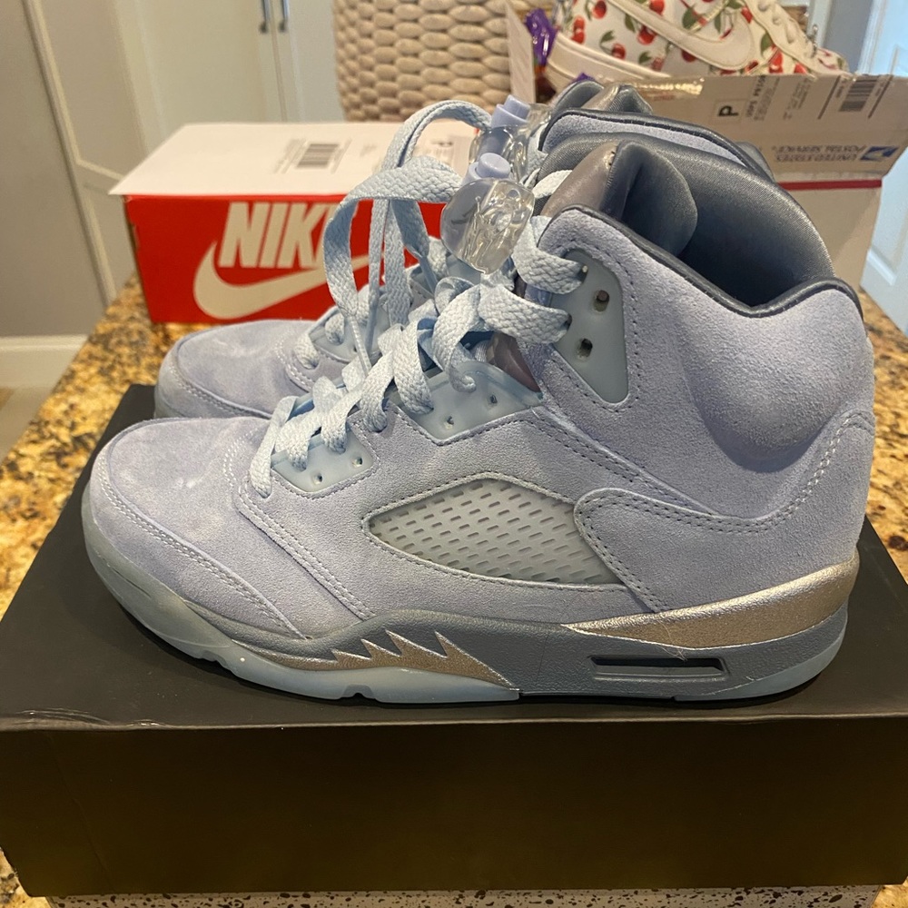 Baby blue Jordan’s